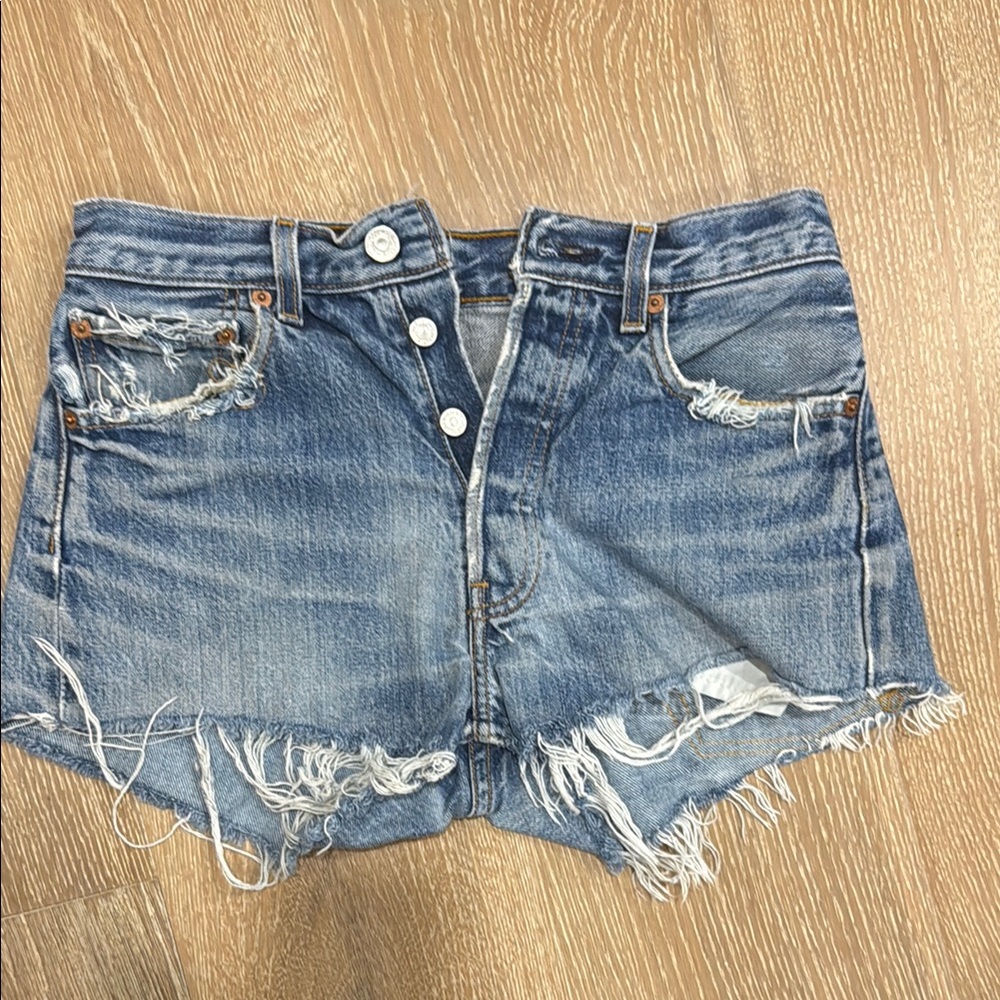 Denim Distressed Women Jean Shorts